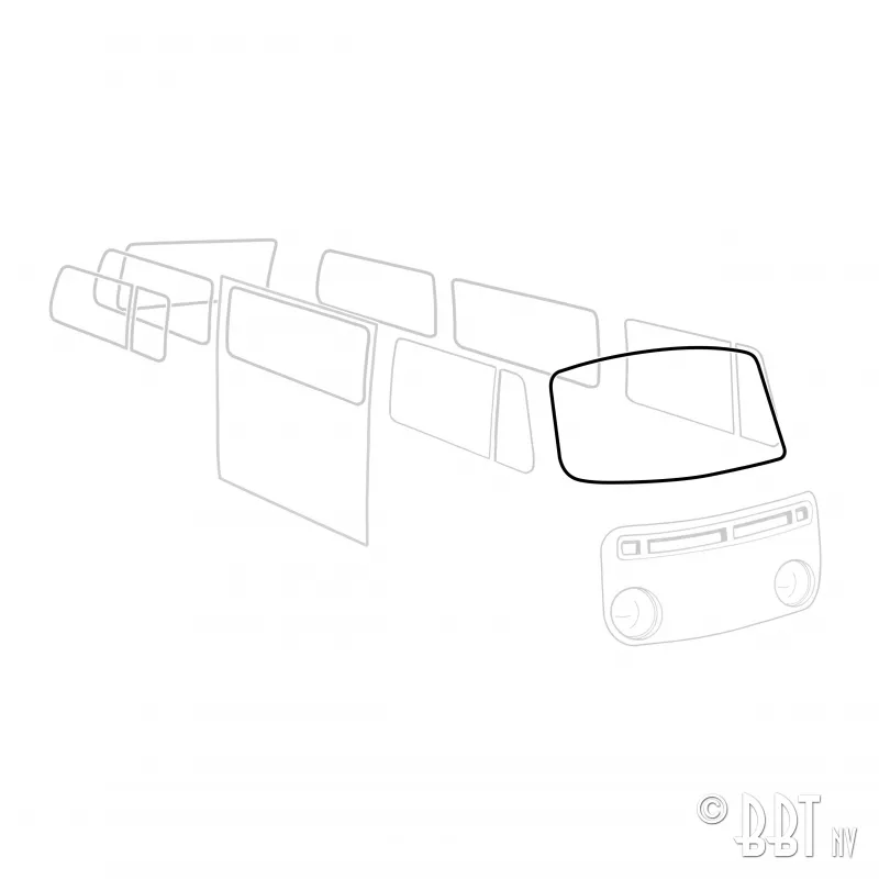 Joint avant 'Deluxe' (moulure plastique) YOUNG PARTS 7503