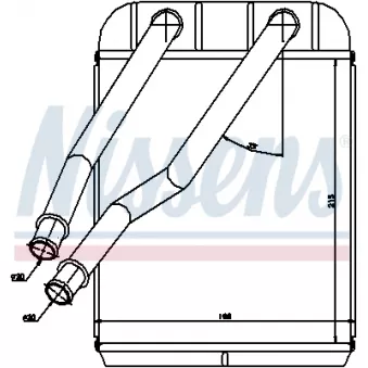 Système de chauffage NISSENS 707257