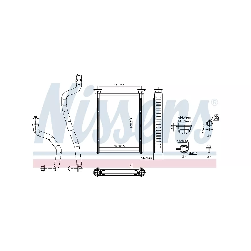 Système de chauffage NISSENS 707290