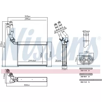 Système de chauffage NISSENS 707299