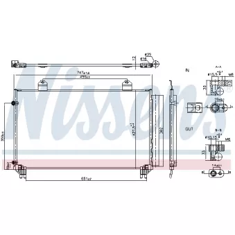 Condenseur, climatisation NISSENS 940916