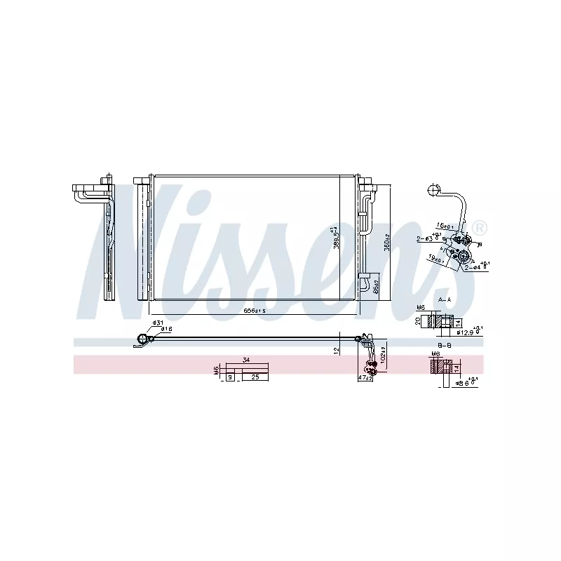 Condenseur, climatisation NISSENS 941262