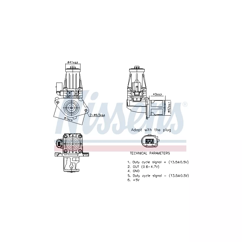Vanne EGR NISSENS 98377