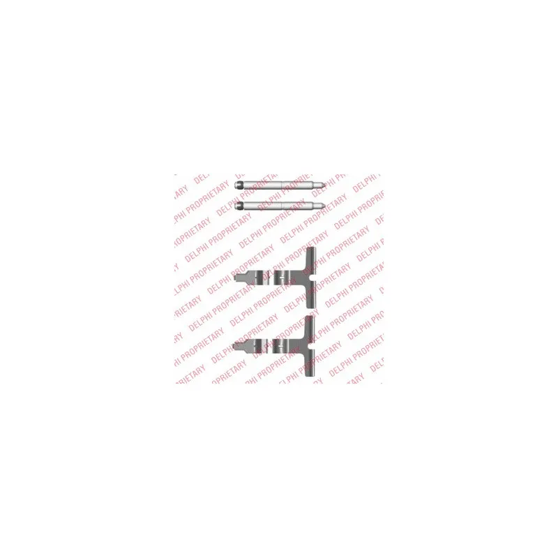 Kit d'accessoires, plaquette de frein à disque DELPHI LX0427
