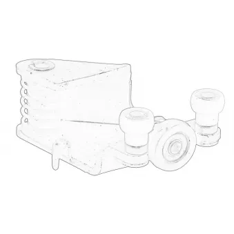 Guide à rouleaux, porte coulissante OE 777647086R