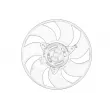 Ventilateur, système de refroidissement du moteur OE 921209063R - Visuel 2