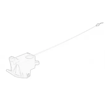 Element de mécanisme d'ouverture de porte OE 2D0837086