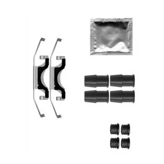 Kit d'accessoires, plaquette de frein à disque DELPHI LX0557