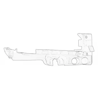 Déflecteur d'air de ventilateur OE 8P0805608A