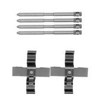 Kit d'accessoires, plaquette de frein à disque DELPHI LX0569