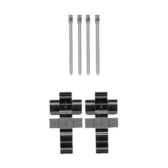 Kit d'accessoires, plaquette de frein à disque DELPHI LX0588