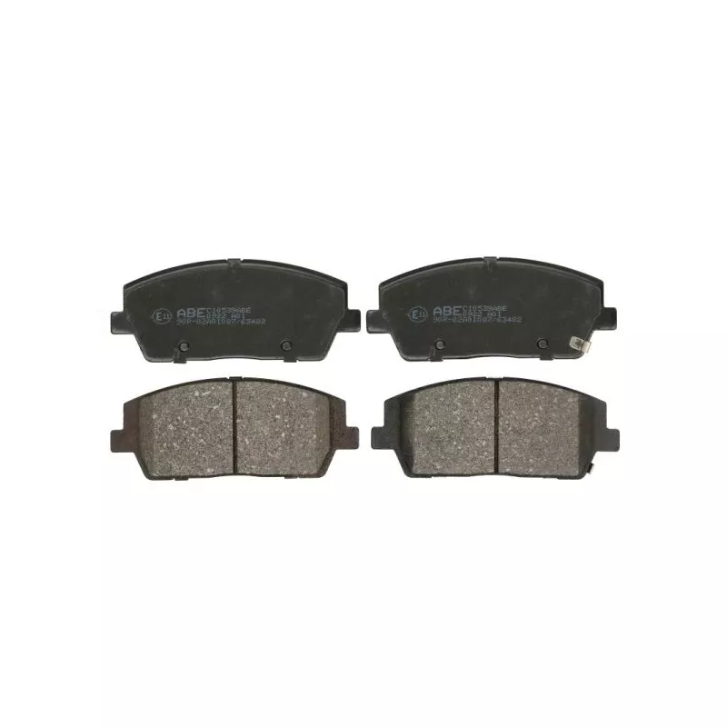 Jeu de 4 plaquettes de frein avant ABE C10539ABE