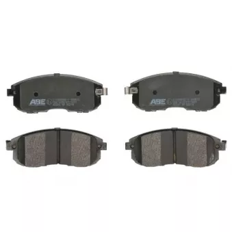 Jeu de 4 plaquettes de frein avant ABE C11096ABE-P