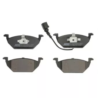 Jeu de 4 plaquettes de frein avant ABE C1A026ABE-P