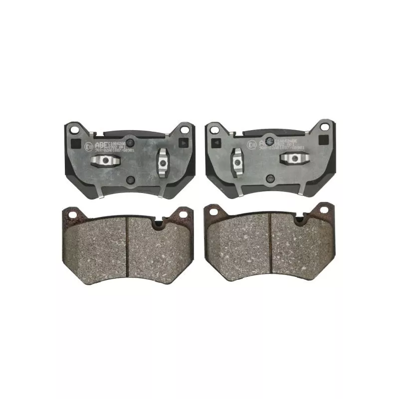 Jeu de 4 plaquettes de frein avant ABE C1A062ABE