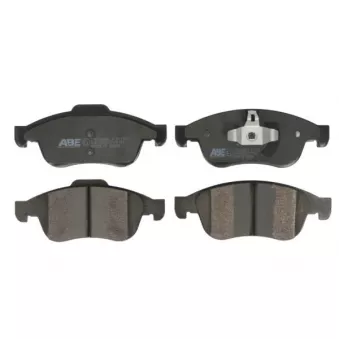 Jeu de 4 plaquettes de frein avant ABE C1R039ABE-P