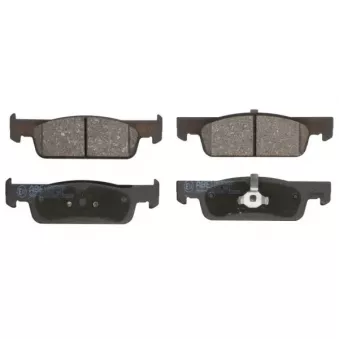 Jeu de 4 plaquettes de frein avant ABE C1R053ABE