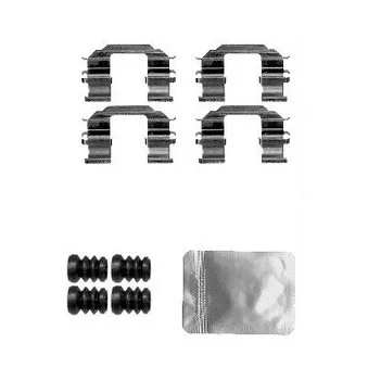 Kit d'accessoires, plaquette de frein à disque DELPHI LX0608