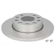 Jeu de 2 disques de frein arrière ABE C4W011ABE-P - Visuel 1