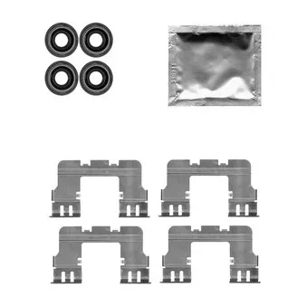 Kit d'accessoires, plaquette de frein à disque DELPHI LX0617