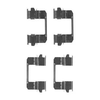 Kit d'accessoires, plaquette de frein à disque DELPHI LX0618