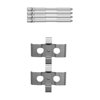 Kit d'accessoires, plaquette de frein à disque DELPHI LX0620