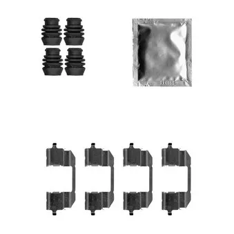 Kit d'accessoires, plaquette de frein à disque DELPHI LX0621