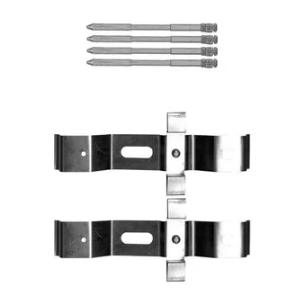Kit d'accessoires, plaquette de frein à disque DELPHI LX0628