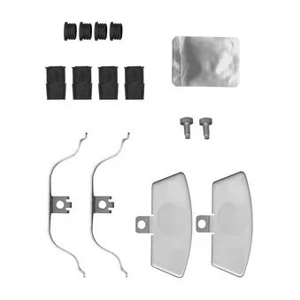 Kit d'accessoires, plaquette de frein à disque DELPHI LX0632
