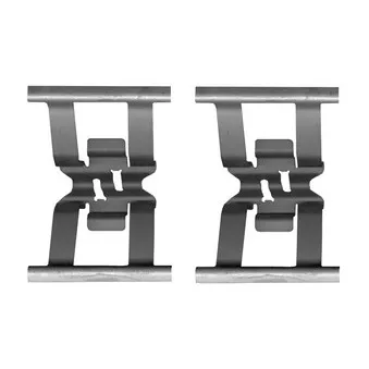 Kit d'accessoires, plaquette de frein à disque DELPHI LX0641
