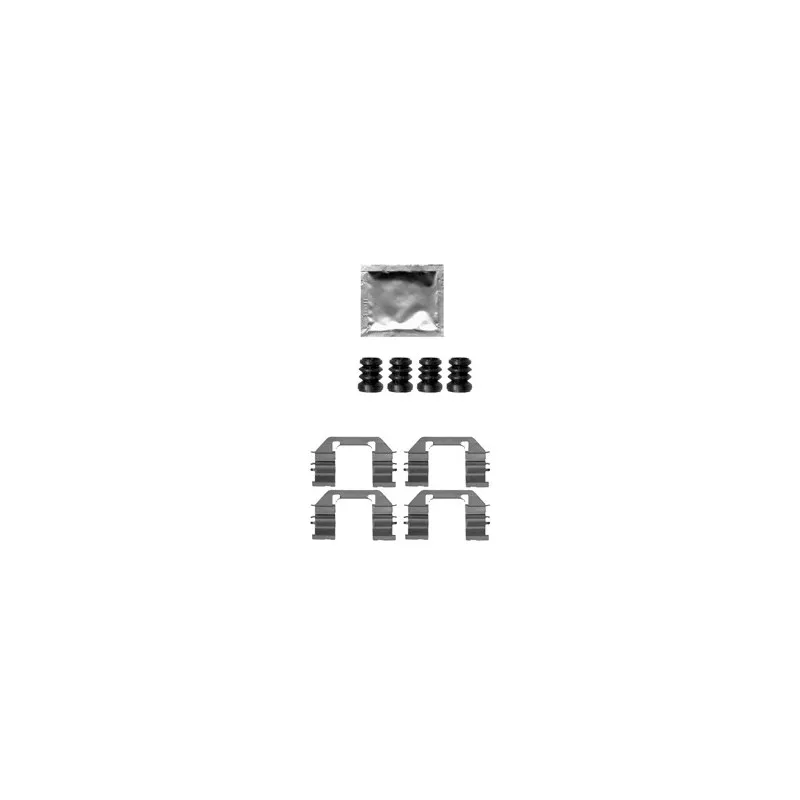 Kit d'accessoires, plaquette de frein à disque DELPHI LX0644