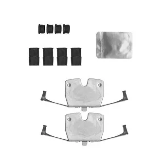 Kit d'accessoires, plaquette de frein à disque DELPHI LX0646