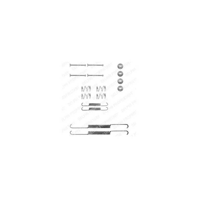 Kit d'accessoires, mâchoire de frein DELPHI LY1001