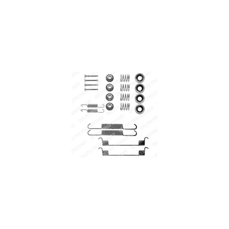 Kit d'accessoires, mâchoire de frein DELPHI LY1014