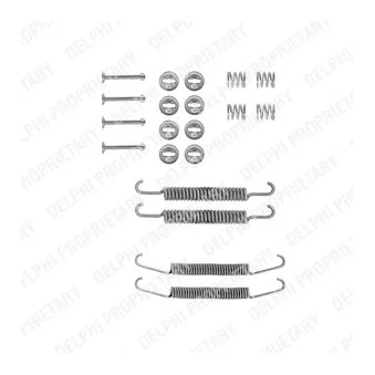 Kit d'accessoires, mâchoire de frein DELPHI LY1017