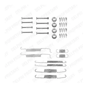 Kit d'accessoires, mâchoire de frein DELPHI LY1026