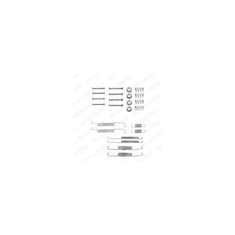 Kit d'accessoires, mâchoire de frein DELPHI LY1026