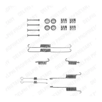 Kit d'accessoires, mâchoire de frein DELPHI LY1039