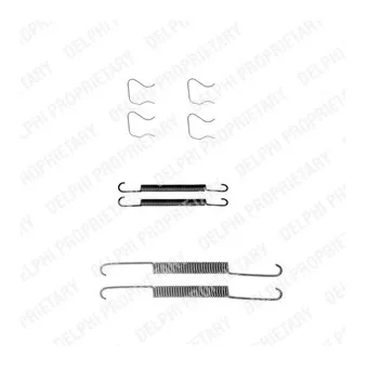 Kit d'accessoires, mâchoire de frein DELPHI LY1049