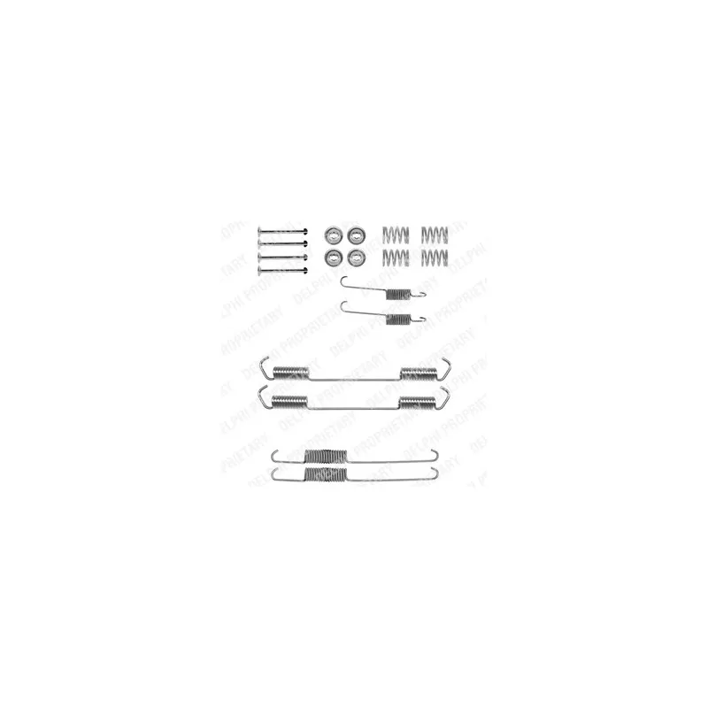 Kit d'accessoires, mâchoire de frein DELPHI LY1062