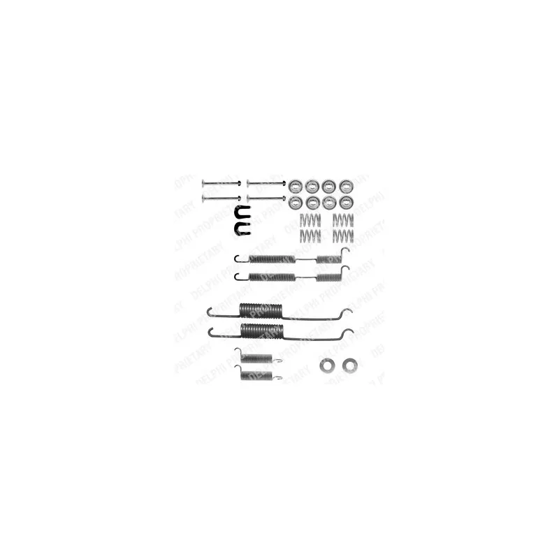 Kit d'accessoires, mâchoire de frein DELPHI LY1092