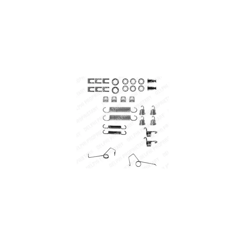 Kit d'accessoires, mâchoire de frein DELPHI LY1123