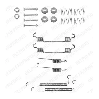 Kit d'accessoires, mâchoire de frein DELPHI LY1133