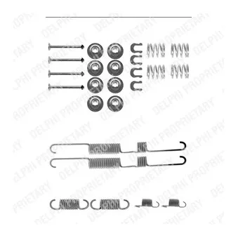 Kit d'accessoires, mâchoire de frein DELPHI LY1141