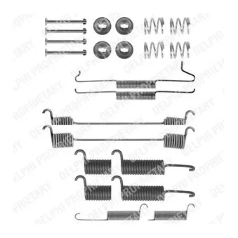 Kit d'accessoires, mâchoire de frein DELPHI LY1170