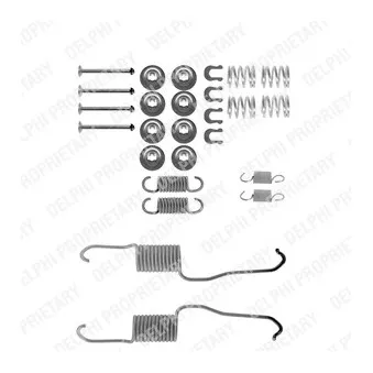 Kit d'accessoires, mâchoire de frein DELPHI LY1184