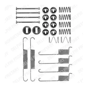 Kit d'accessoires, mâchoire de frein DELPHI LY1197