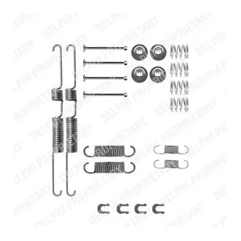 Kit d'accessoires, mâchoire de frein DELPHI LY1213
