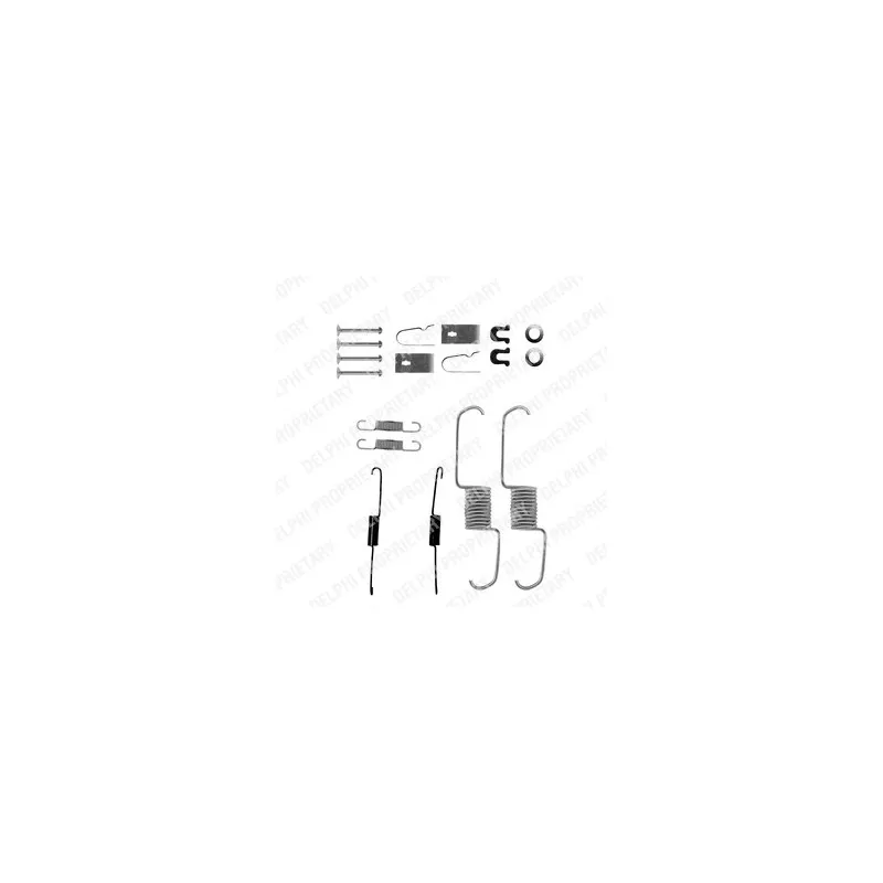 Kit d'accessoires, mâchoire de frein DELPHI LY1218