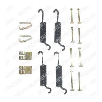 Kit d'accessoires, mâchoire de frein DELPHI LY1247